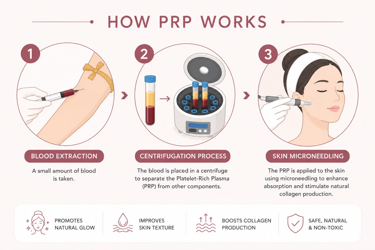PRP Skin Rejuvenation Treatment Procedure