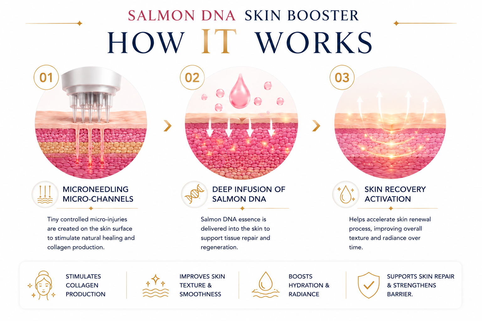 How Salmon DNA Skin Booster works