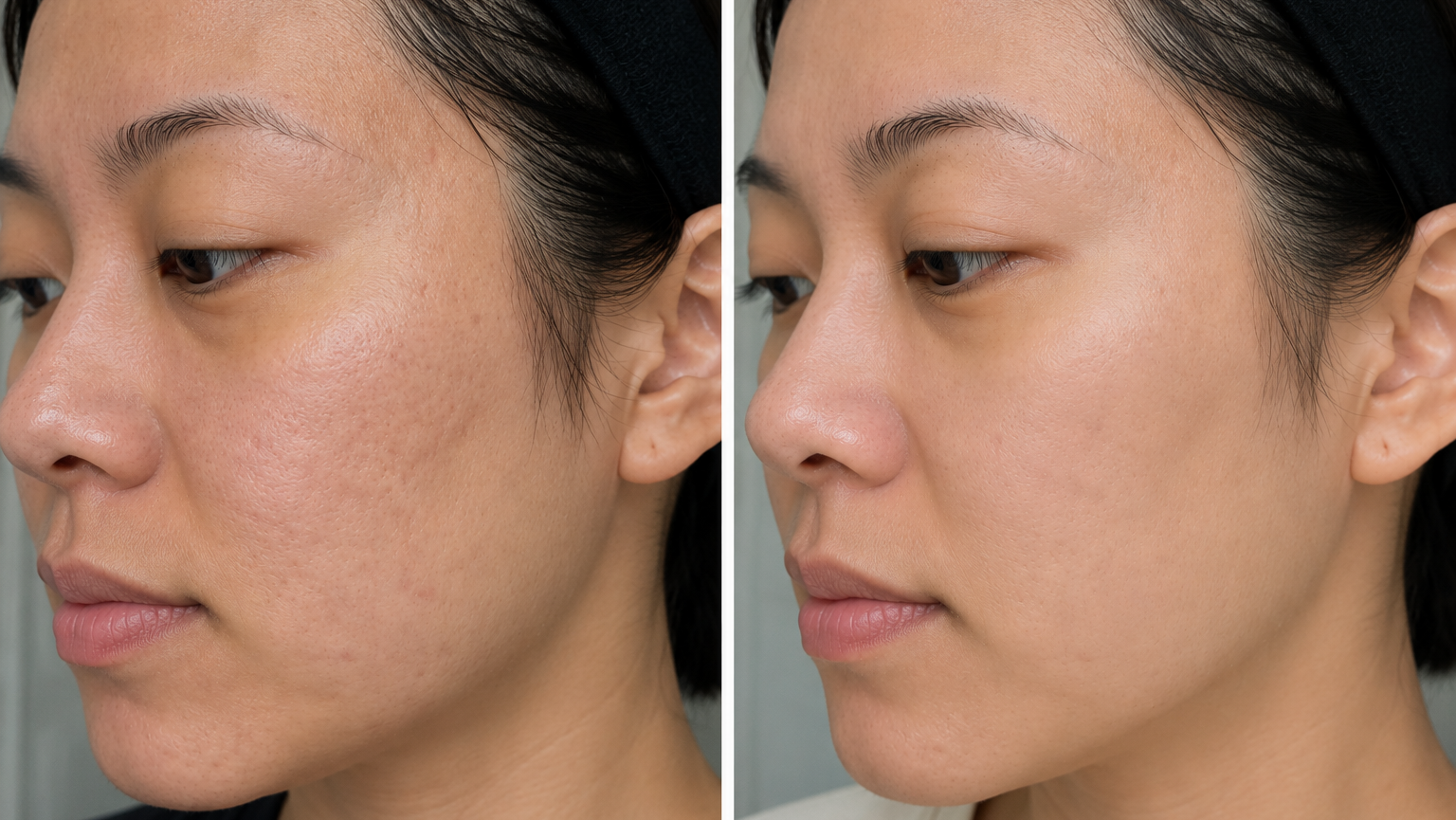 PRP Before and After for Acne Scars